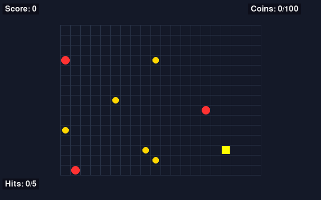 A selection of environments generated by EnvCraft. Each environment was produced from a plain-language description, validated through the nine-stage pipeline, and rendered at 10--15 frames per second in the browser. The fixed interface contract—$MultiDiscrete([5,\,2,\,2])$ actions, pixel observations—is common to all; game mechanics, visual themes, and reward structures vary freely across the generated corpus.